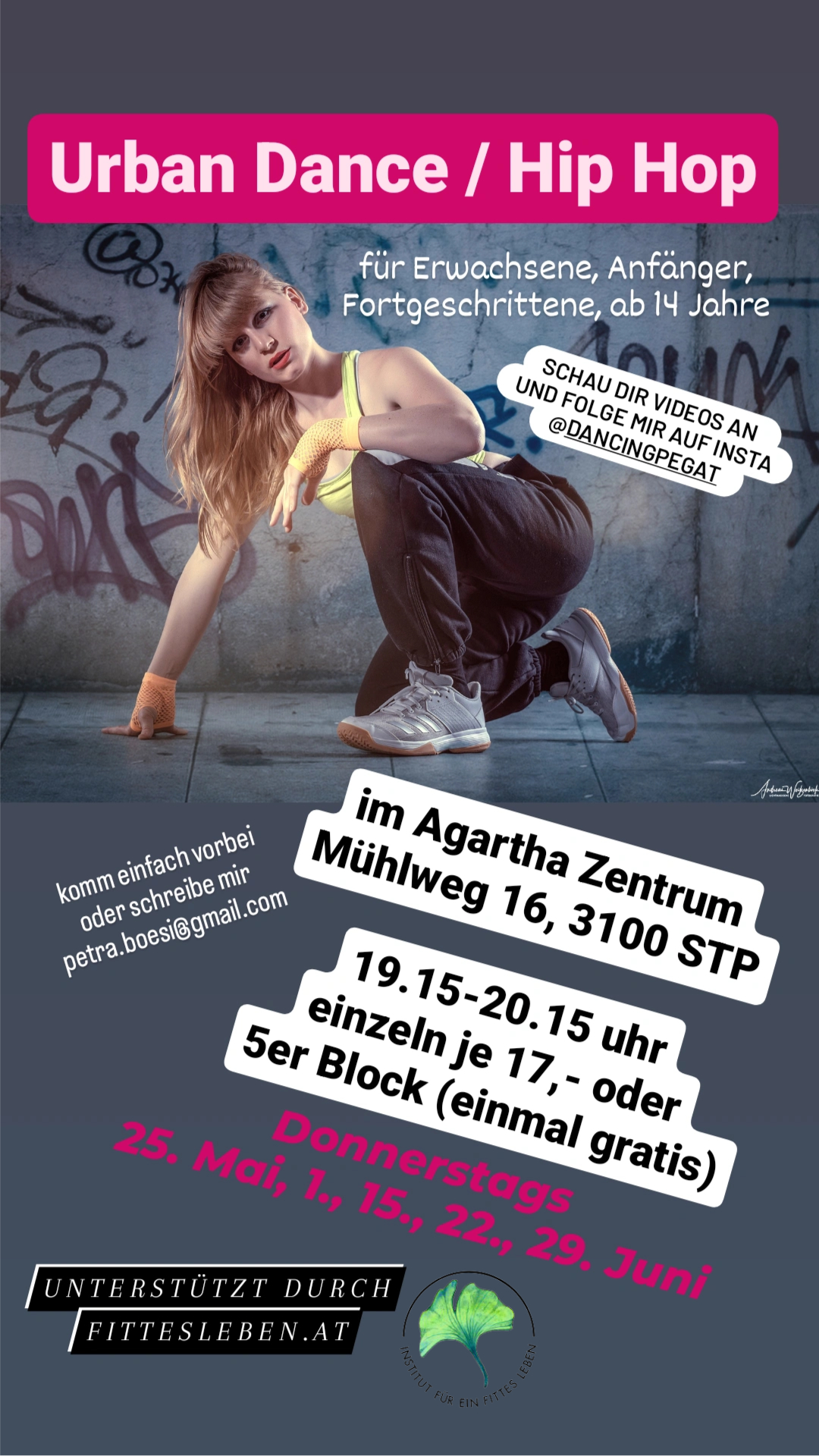 Urban-Dance Petra Boesi, St. Pölten Agartha Zentrum