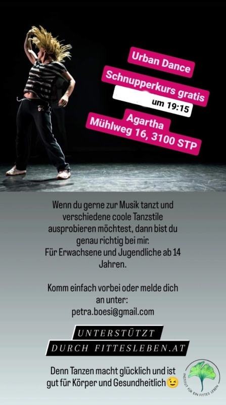 Urban-Dance Petra Boesi, St. Pölten Agartha Zentrum