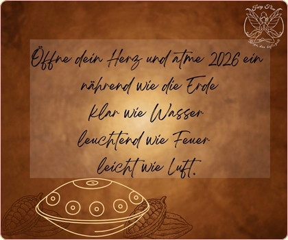 Kakaozeremonie mit Handpan- Mirjam Maget im Agartha Zentrum