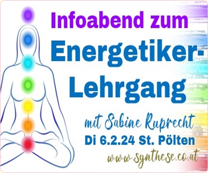 Energetiker Lehrgang - Infoabend mit Sabine Ruprecht im Agartha Zentrum