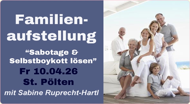 Familienaufstellung mit Sabine Ruprecht im Agartha Zentrum